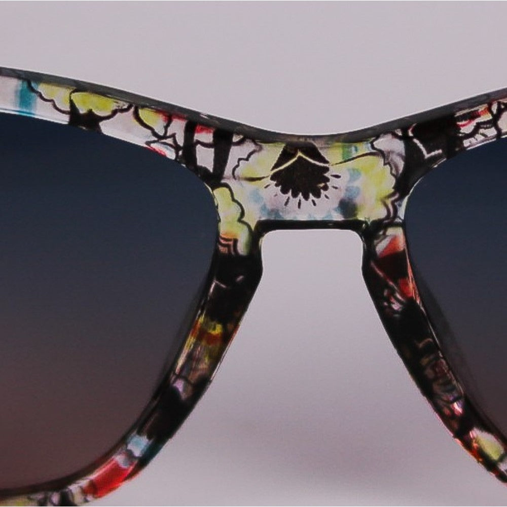 Detalle Puente Gafas de sol polarizadas transparent WARHOL FLOWERS