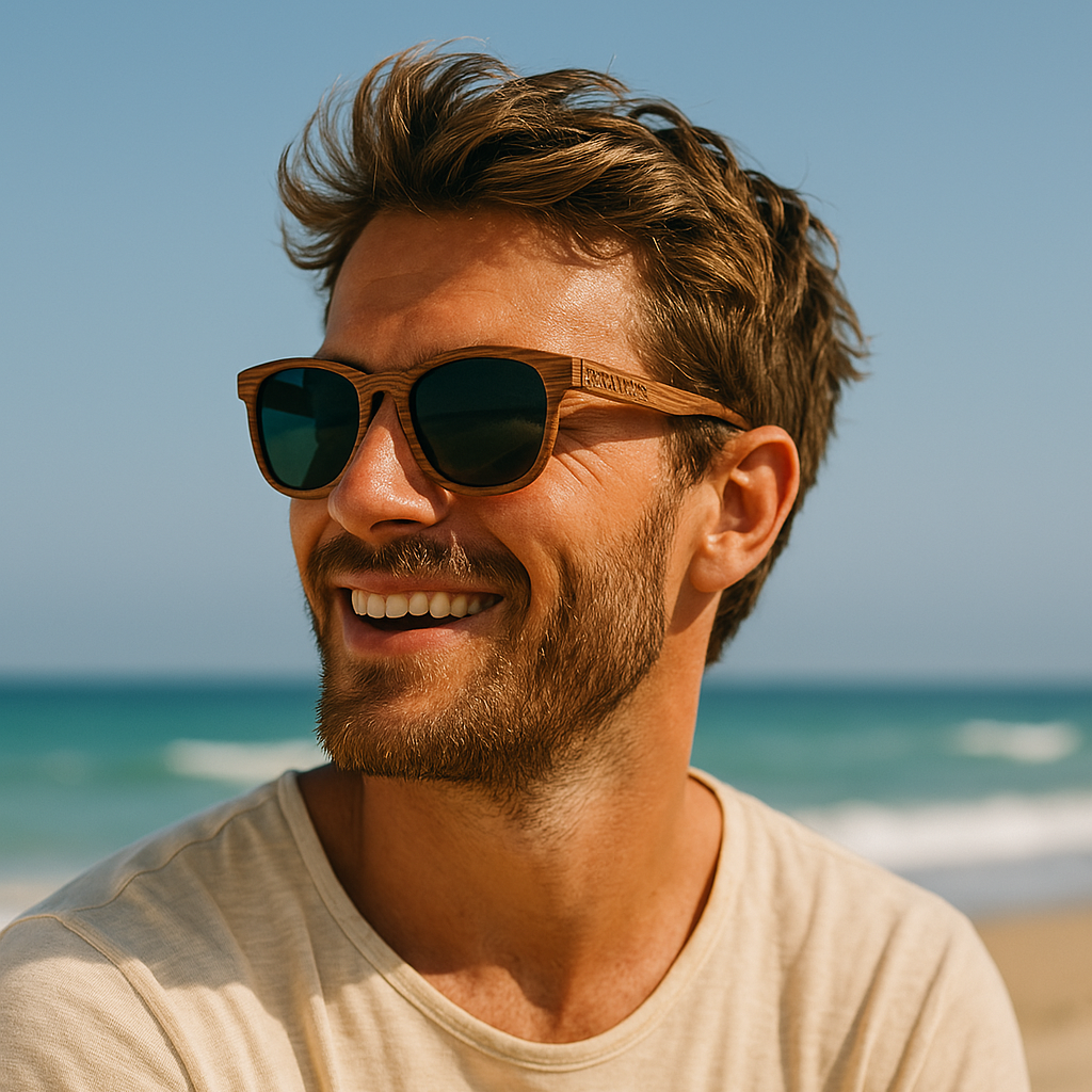 ELLIOT FOX - Gafas de Sol de Madera Polarizadas – Espíritu Libre y Estilo Único