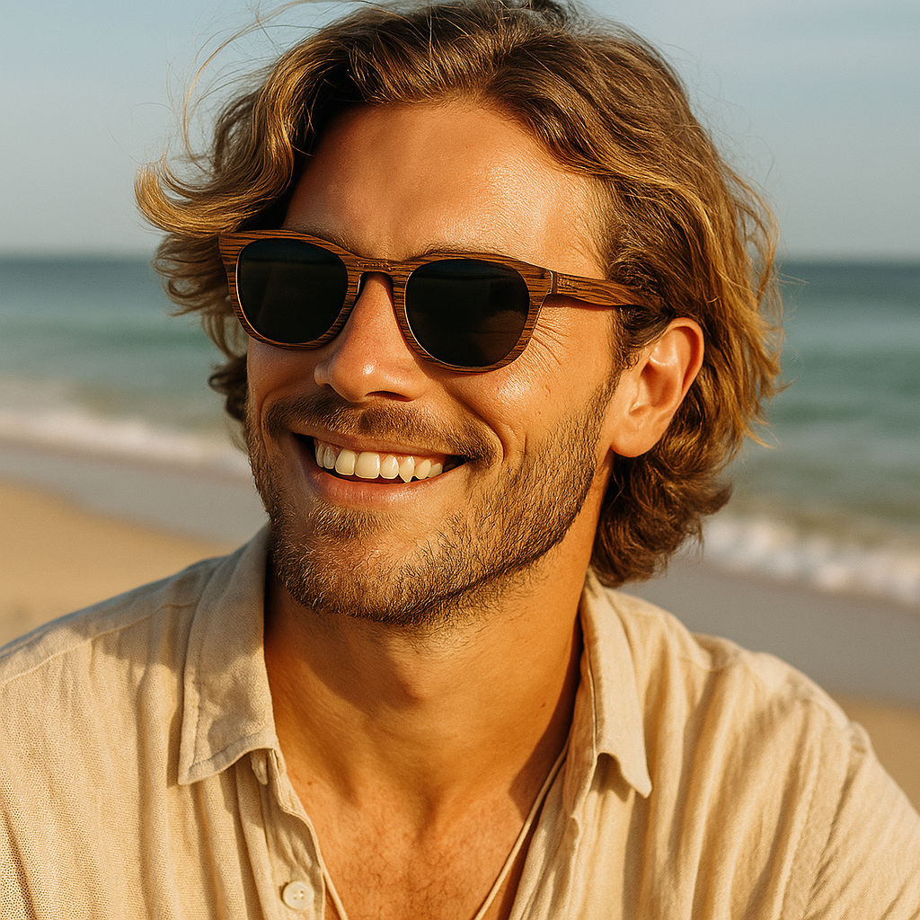 ELLIOT FOX - Gafas de Sol de Madera Polarizadas – Espíritu Libre y Estilo Único