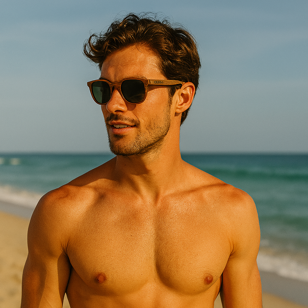 ELLIOT FOX - Gafas de Sol de Madera Polarizadas – Espíritu Libre y Estilo Único