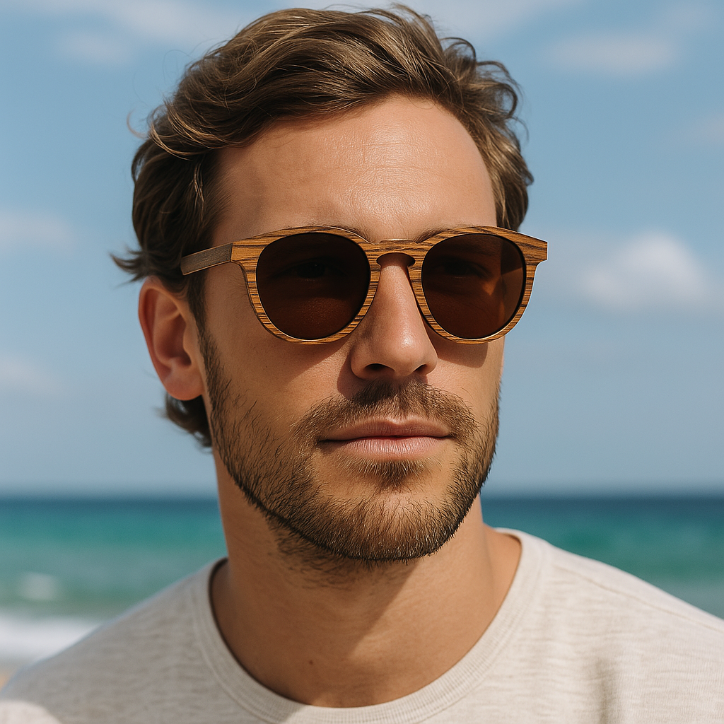 ELLIOT WOLF – Gafas de sol de madera polarizadas de elegancia salvaje y atemporal