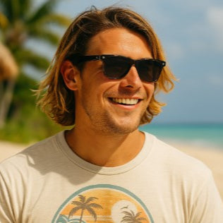ENCINITAS BLACK - Gafas de Sol Polarizadas con Actitud Surfera e inconformista