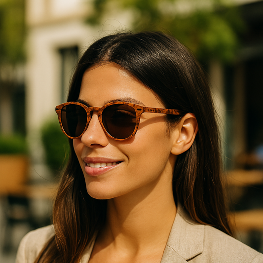 GOSLING CAREY - Gafas de Sol de Madera de Raíz acabado Carey - Vintage - Polarizadas