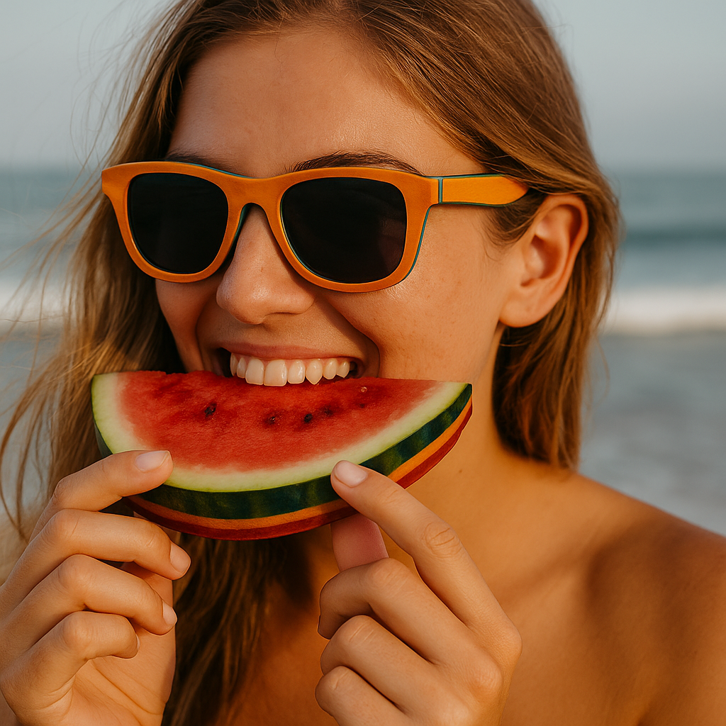 RODNEY CITRIC – Gafas de Sol Polarizadas Estilo Wayfarer en Madera Multicolor