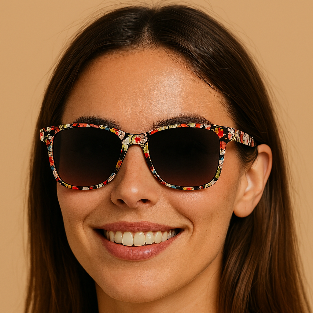 WARHOL FLOWERS – Gafas de sol acrílicas pop art para espíritus creativos