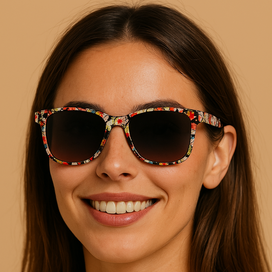 WARHOL FLOWERS – Gafas de sol acrílicas pop art para espíritus creativos