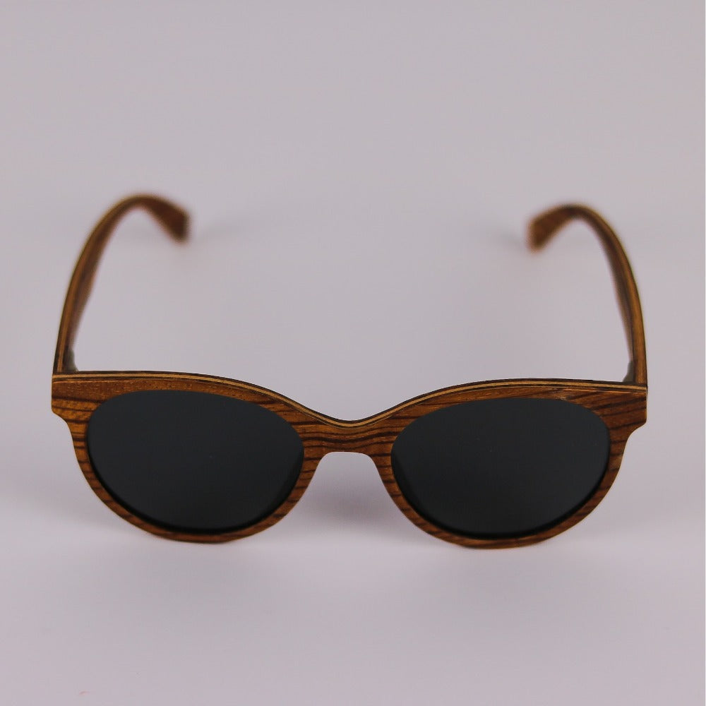 Frontal Gafas de Sol polarizadas de madera ELLIOT FOX