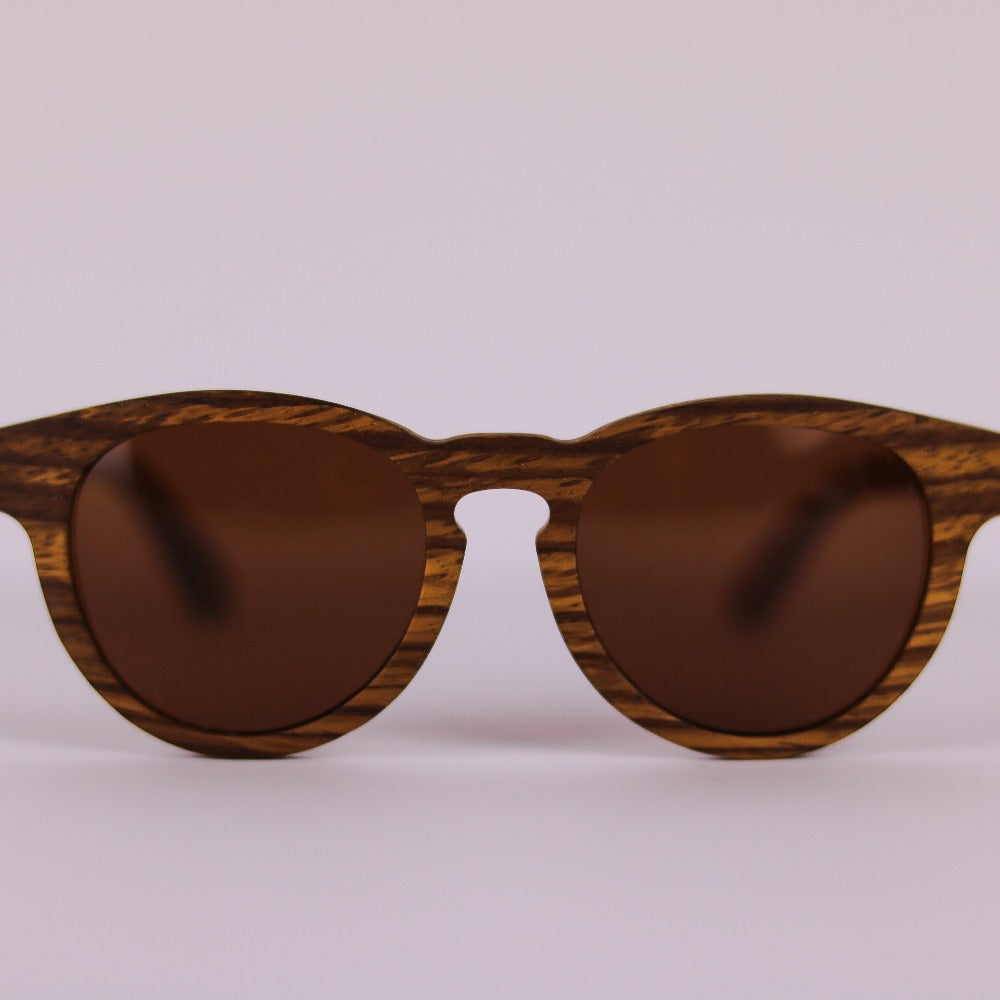 Frontal Gafas de Sol polarizadas de madera ELLIOT WOLF
