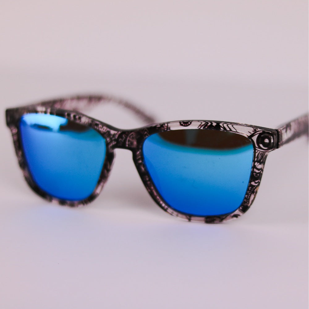 Detalle Frontal Zomm Gafas de sol polarizadas GRAPHITE TATTOO