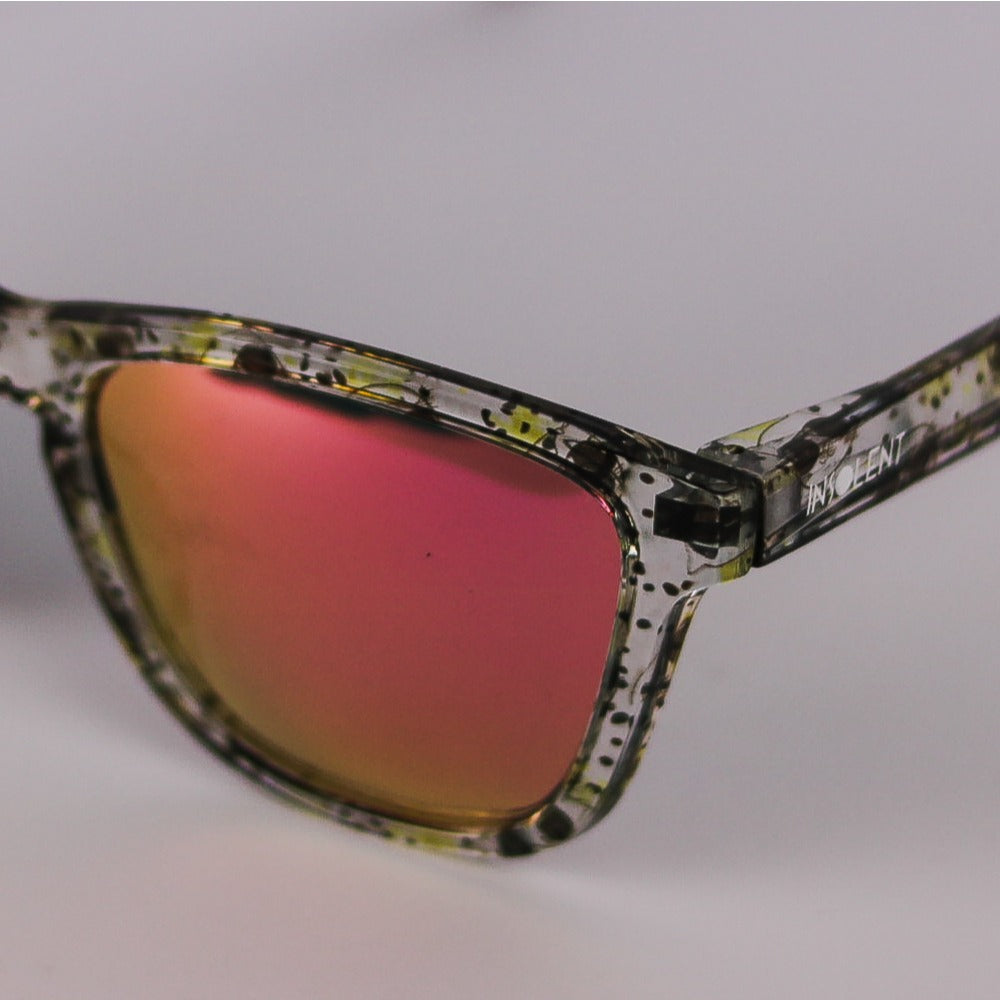 Detalle Perfil de Lente y Patilla Gafas de Sol polarizadas LEMON EMOJI