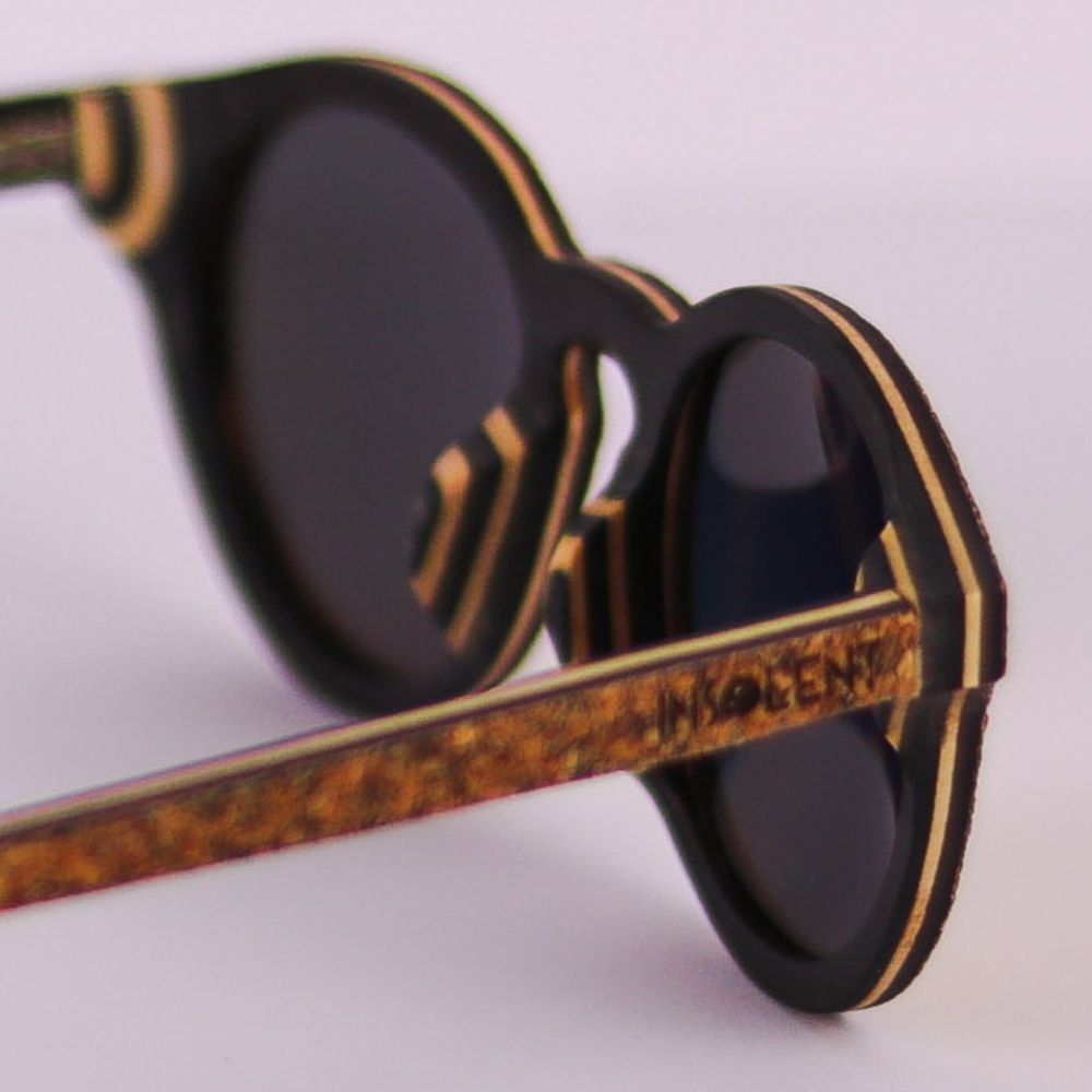 Perfil patilla Gafas de sol de madera MILOS PEAK