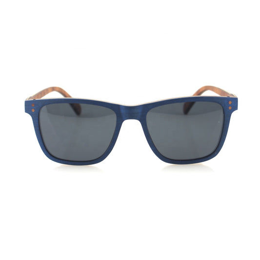 Vista frontal Gafas de Sol de madera modelo RHINA MAHÉ
