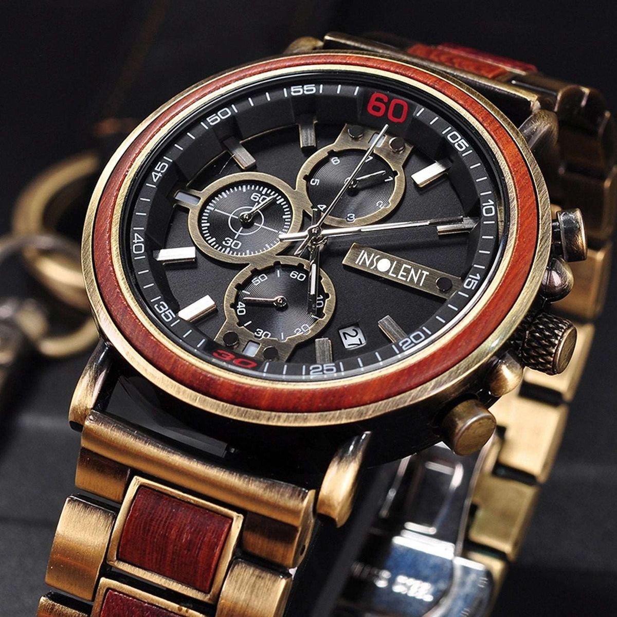 Reloj TREW CAOBA