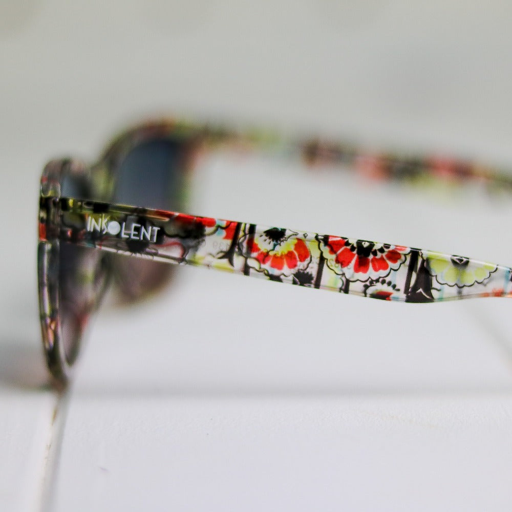 Perfil Gafas de sol polarizadas WARHOL FLOWERS logo INSOLENT