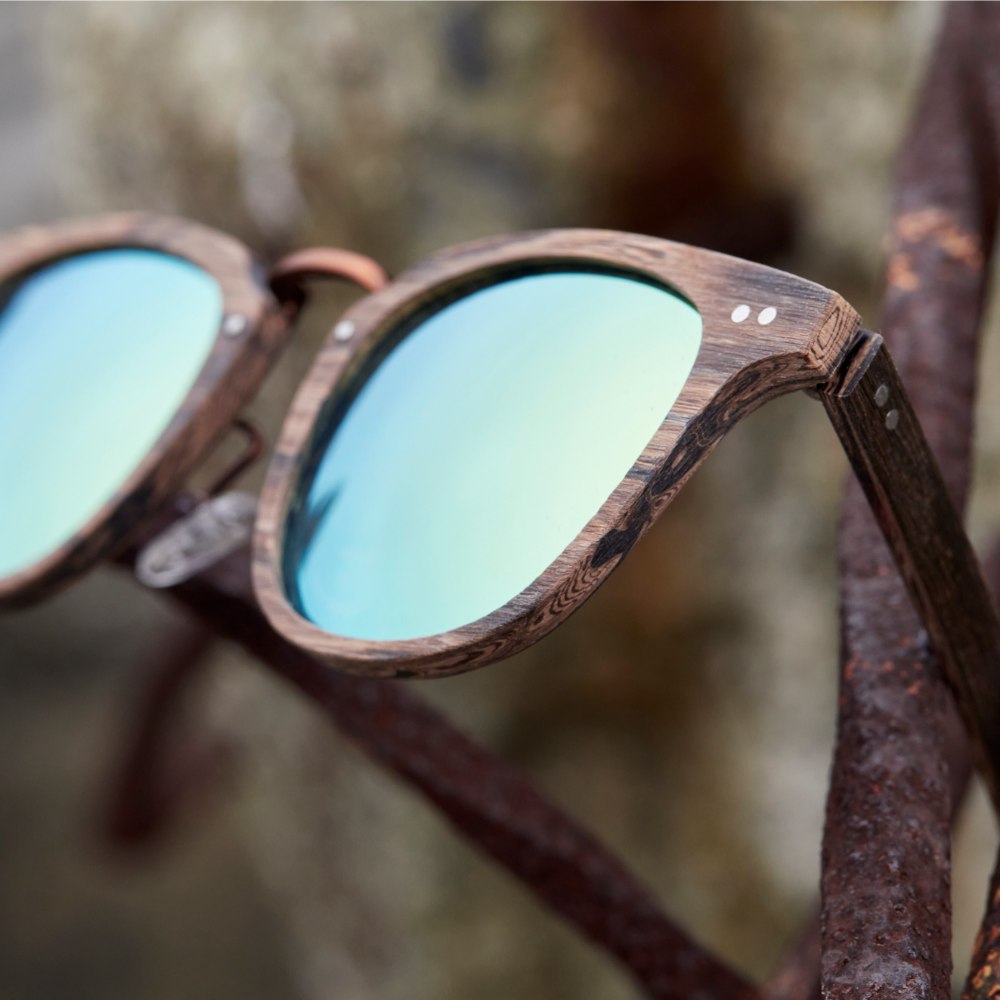 Composición Perfil Gafas de sol polarizadas de madera WOODIE BUDY