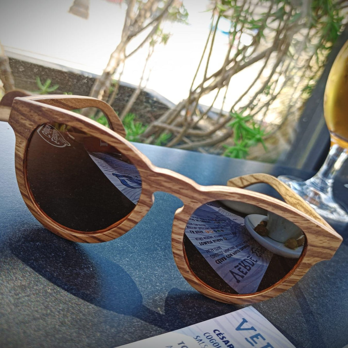 ELLIOT WOLF – Gafas de sol de madera polarizadas de elegancia salvaje y atemporal